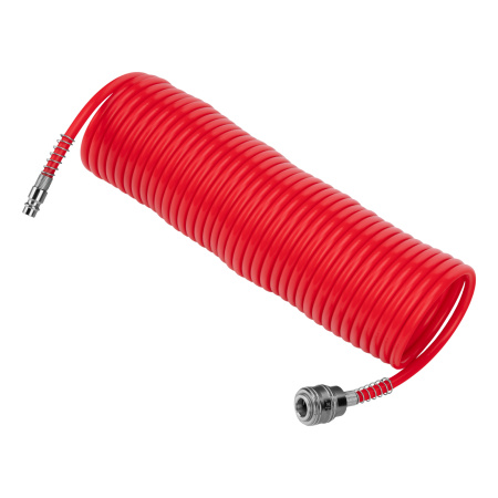 Шланг спиральный воздушный, 10 м, с быстросъемными соединениями Matrix цена