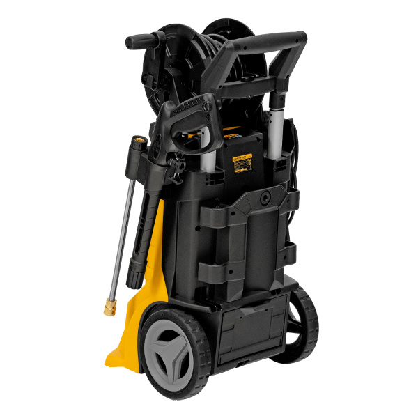 Моечная машина высокого давления R-210iD, 2600 Вт, 210 бар, 8.0 л/мин, асинхронный двигатель, барабан Denzel