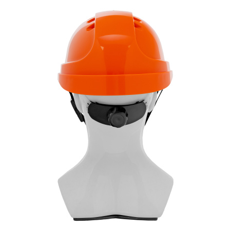 Каска защитная ударопрочная, ABS/PC, плавная регулировка, модель «Форвард» (К-05)оранж. Denzel цена