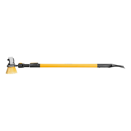 Щетка-сметка со скребком, телескоп, поворотная голова, водосгон 950-1320 мм Denzel цена