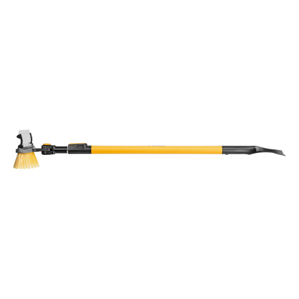 Щетка-сметка со скребком, телескоп, поворотная голова, водосгон 950-1320 мм Denzel цена