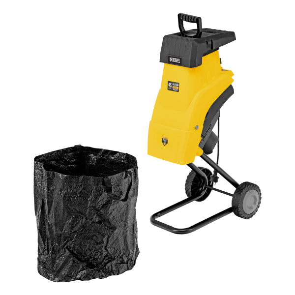 Измельчитель садовый электрический ETS-2600, 2600 Вт, 45 мм Denzel цена