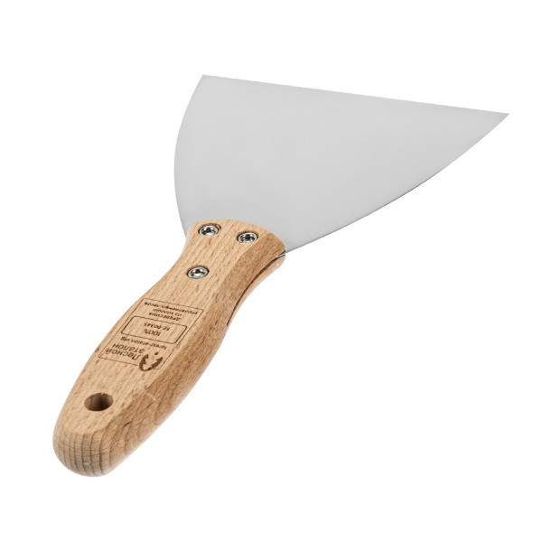 Шпательная лопатка из нержавеющей стали, 120 мм, буковая рукоятка, EFP Matrix цена