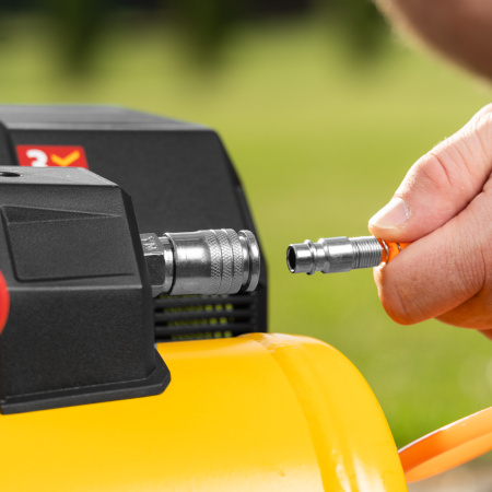 Компрессор  DLS750/6 безмасляный малошумный 750 Вт, 140 л/мин,ресивер 6 л Denzel