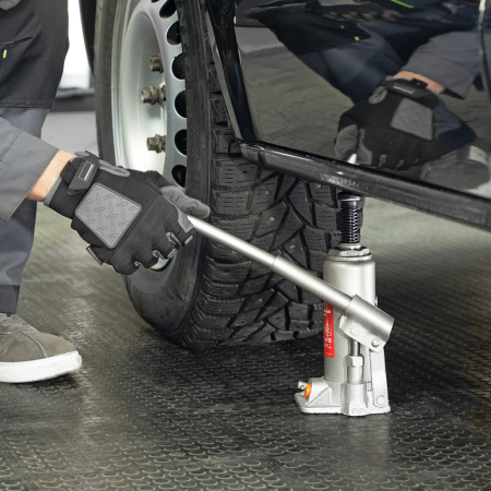 Домкрат гидравлический бутылочный, 4 т, h подъема 194-372 мм Matrix цена