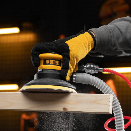 Эксцентриковая шлифовальная машина EPG150, 150 мм, 10000 об/мин, 5 мм, 160 л/мин Denzel цена