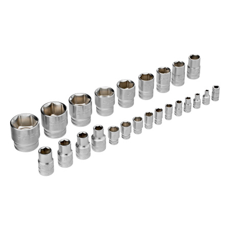 Набор инструментов, 1/4", 1/2", CrV, 120 зубьев, 76 предметов Gross