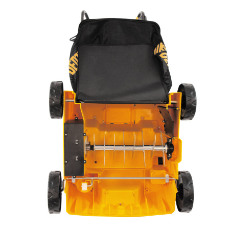 Скарификатор-аэратор  электрический SAE-1500, 1500 Вт, -11/+5 мм, 32 cм Denzel цена