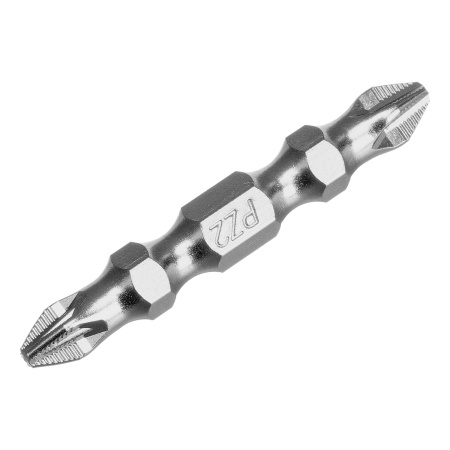 Бита двухстор., PH2-PZ2х45мм, сталь S2, 10шт. Gross