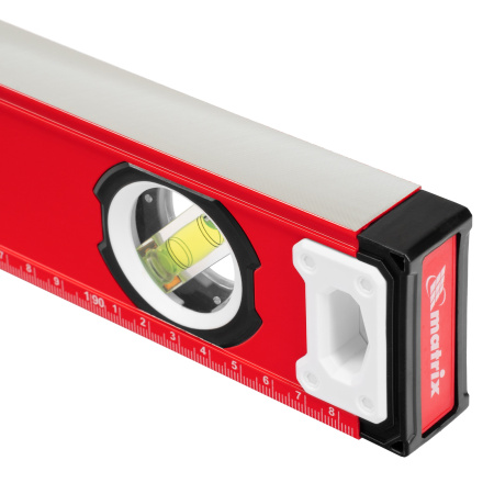 Уровень алюминиевый, фрезерованный, 3 глазка, рукоятки, 2000 мм Matrix цена