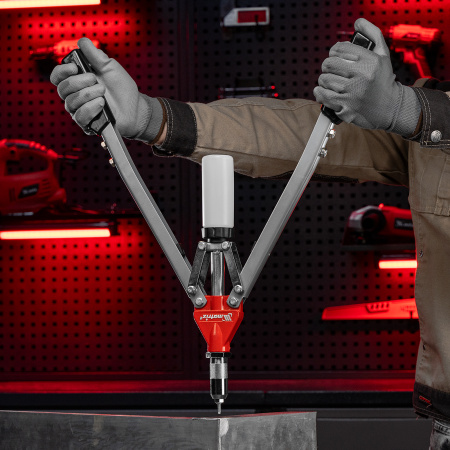 Заклепочник двуручный, для заклепок 3.2-4.0-4.8-6-6,4 мм Matrix Professional цена