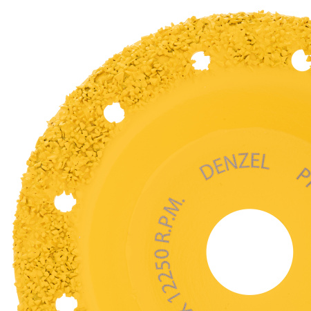 Чашка твёрдосплавная зачистная,125 мм, Наклонная, среднее зерно #16 Denzel