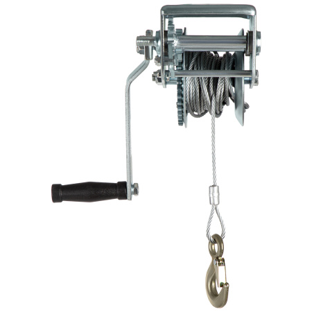 Лебедка шестеренчатая, тяга 0.8 т, тросовая Matrix цена