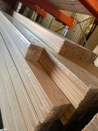 Доска пола шпунтованная 28х140х4000 сорт Прима Лиственница 0.56м2