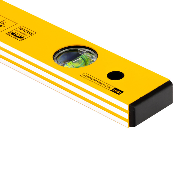 Уровень алюминиевый, 600 мм, фрезерованный, 3 глазка Denzel цена