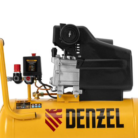 Компрессор воздушный, прямой привод DC1500/50, 1.5 кВт, 50 литров, 220 л/мин Denzel