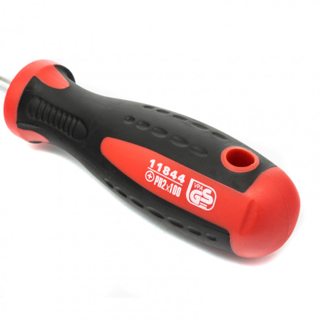 Отвертка Profi, PH2 х 100 мм, S2, двухкомпонентная рукоятка Matrix