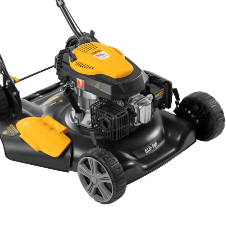 Газонокосилка бензиновая GLD-560, 196 см3, ширина 56 см Denzel цена