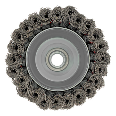 Щетка для УШМ, 100 мм, М14, "чашка", крученая проволока 0.35 мм Matrix