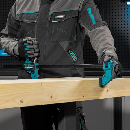 Струбцина реечная, быстрозажимная, пистолетного типа, пошаговый механизм, пластиковый корпус, 450мм Gross цена