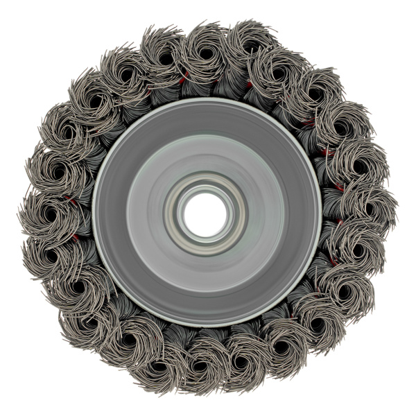 Щетка для УШМ, 100 мм, М14, "чашка", крученая проволока 0.35 мм Matrix