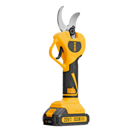 Секатор аккумуляторный, бесщет., CP-40BL, Li-Ion, 20 В, лезвия SK5 Denzel цена