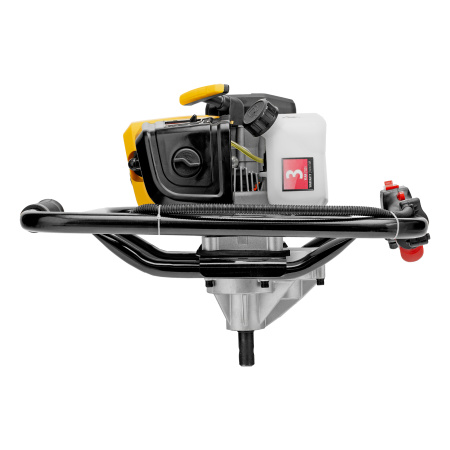 Мотобур DX-52, объем двигателя 52 см3, соединение 20 мм, без шнека Denzel