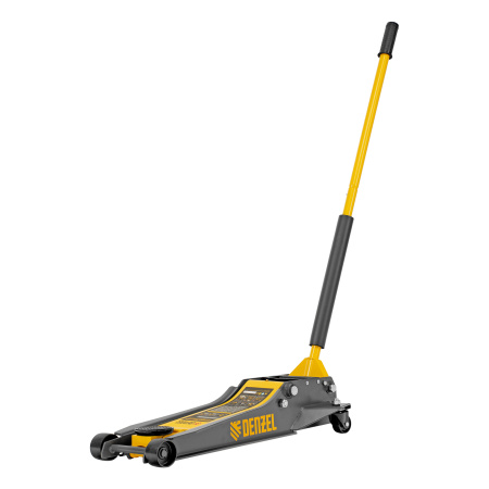 Домкрат гидравлический подкатной, 3 т, 85-610 мм, быстрый подъем, низ. подхват, проф, SUV Denzel цена