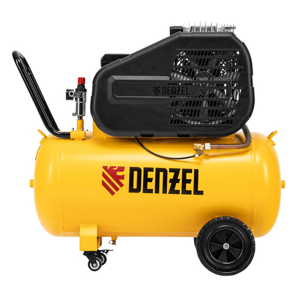 Компрессор воздушный рем. привод BCI 2200/100, 2,2 кВт, 100 литров, 420 л/мин Denzel