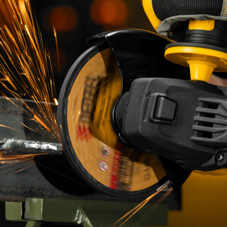 Круг шлифовальный по металлу, 125 х 6,0 х 22,2 мм, A24QBF// Denzel