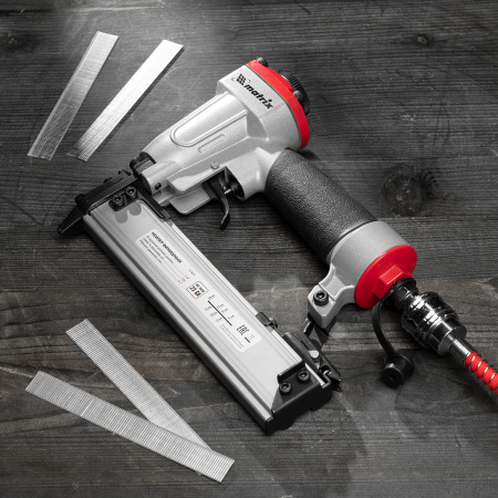 Нейлер финишный, шпилькозабивной пистолет, пневматический, гвоздь 23GA D 0.64 мм  длина 10-30 мм Matrix цена