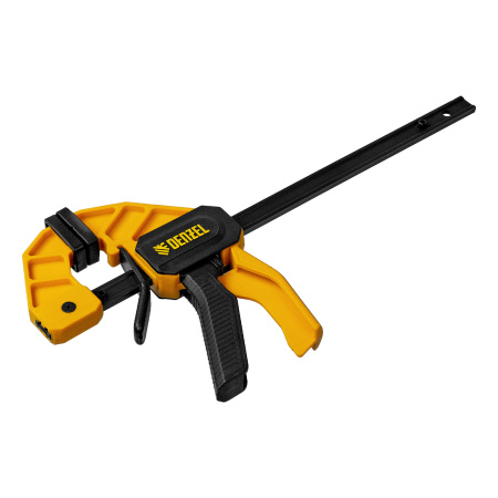 Струбцина F-образная, быстрозажимная, 150 х 55 мм, усиленный нейлоновый корпус Denzel цена