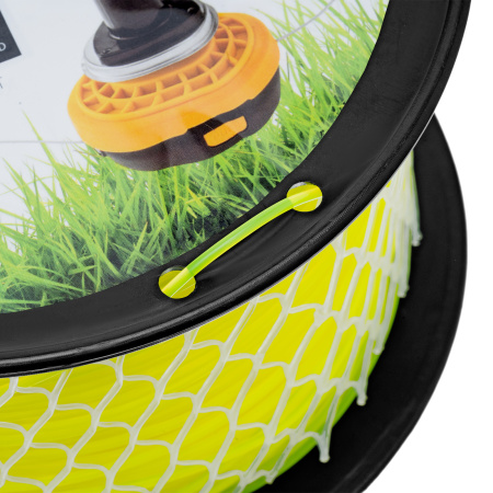 Леска для триммера круглая, 2,4мм х 192м, на DIN катушке FLEX CORD Denzel цена