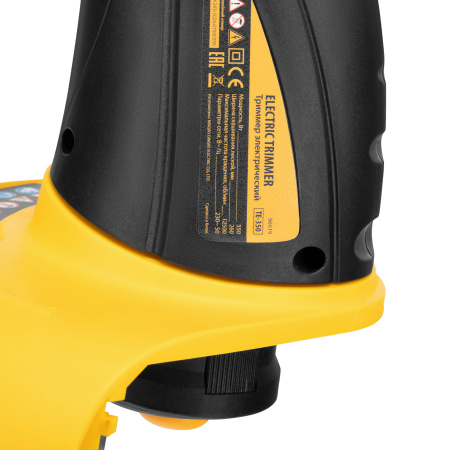 Триммер электрический TE-350, 350 Вт, 260 мм, катушка полуавтомат Denzel цена