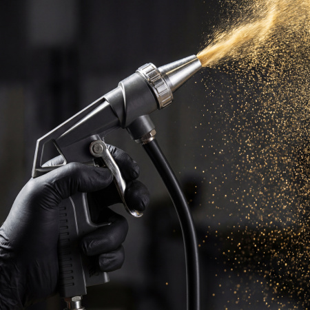 Пистолет пескоструйный со шлангом, пневматический Matrix цена