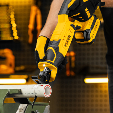 Пила сабельная аккумуляторная RS-180, Li-Ion, 20 В Denzel