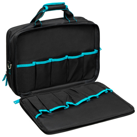 Сумка для инструмента Meister, 31 карман, отсек для ноутБука, наплечный ремень, 400 х 170 х 300 мм Gross цена