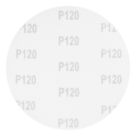 Круг абразивный на ворсовой подложке под "липучку", P 120, 150 мм, 5 шт Matrix