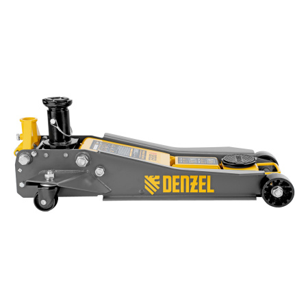 Домкрат гидравлический подкатной, 2/3 т, 98-770 мм, быстрый подъем, низ. подхват, проф, SUV Denzel цена