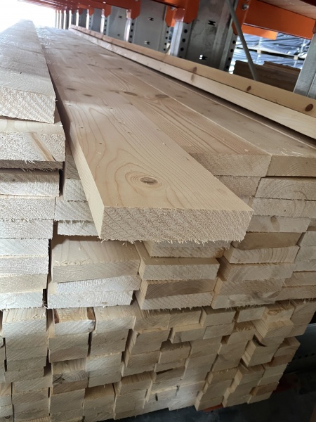 Доска сухая строганная 30х100х6000