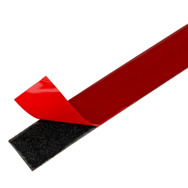 Лента клейкая на вспененной основе, двусторонняя черная усиленная, 12 мм х 5 м Matrix цена