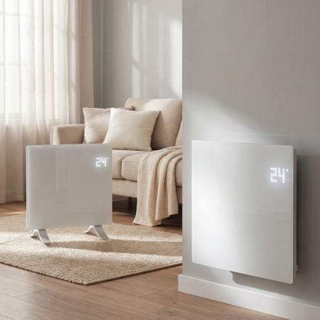 Конвектор электрический OptiPrime-1000, Wi-Fi, тачскрин, цифровой термостат, 1000 Вт Denzel