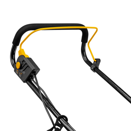 Газонокосилка электрическая GM-1300, 1300 Вт, шир. 32 см, 5 уров., травосб. 35 л Denzel цена