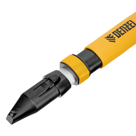 Щетка-сметка со скребком, телескоп, поворотная голова, 750-1120 мм Denzel цена