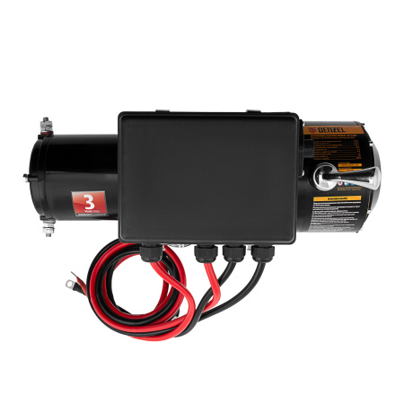 Лебедка автомобильная электрическая LB-2200, 2.2 т, 3.3 кВт, 12 В Denzel цена