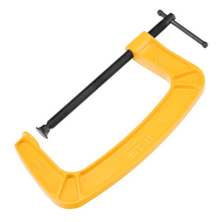 Струбцина G-образная, усиленная, 200 мм Denzel цена