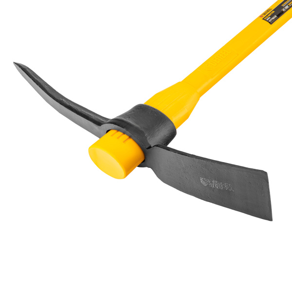 Кирка 2250 г, широкая, фиберглассовая обрезиненная рукоятка 900 мм Denzel цена