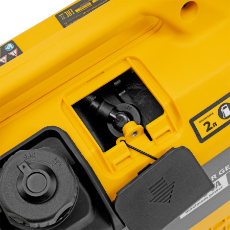 Генератор инверторный GS-1100iS, 1,1 кВт, 230 В, закрытый корпус, ручной старт DENZEL