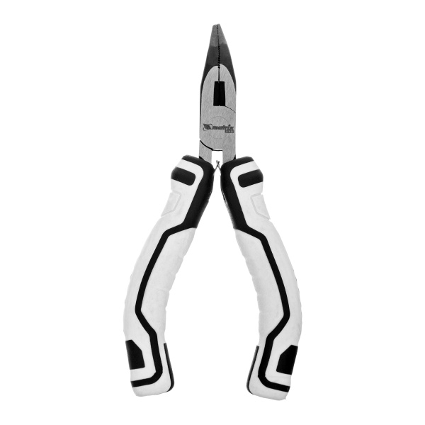Длинногубцы Mini, 125 мм, изогнутые, авторазжим, Pro Matrix