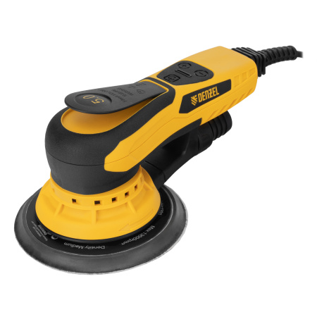 Машина шлифовальная орбитальная бесщет OS-150-BL, 350 Вт, 4000-10000 об/мин Denzel цена